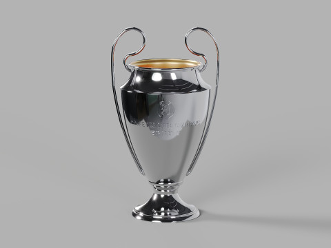 UEFA Champions League Trophy Model 3D