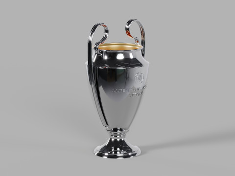 UEFA Champions League Trophy Model 3D
