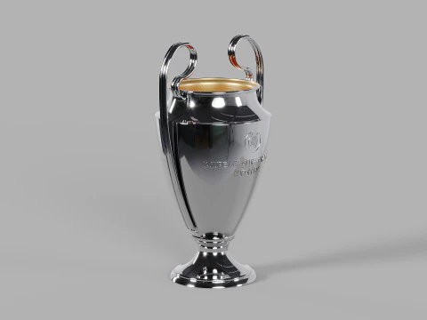 UEFA Champions League Trophy 3D Model