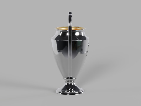 UEFA Champions League Trophy Model 3D