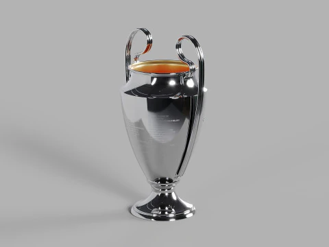 UEFA Champions League Trophy 3D Model