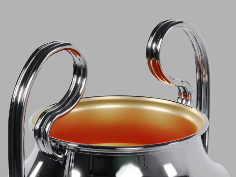 UEFA Champions League Trophy 3D Model
