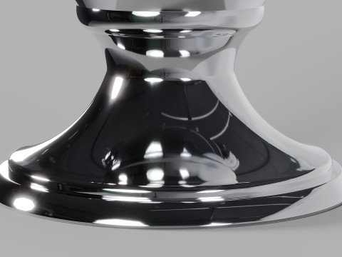 UEFA Champions League Trophy Model 3D
