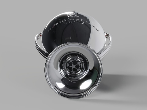 UEFA Champions League Trophy Model 3D
