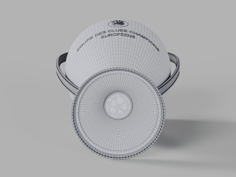 UEFA Champions League Trophy Model 3D