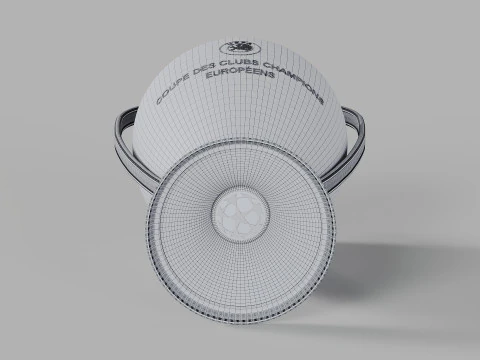 UEFA Champions League Trophy 3D Model