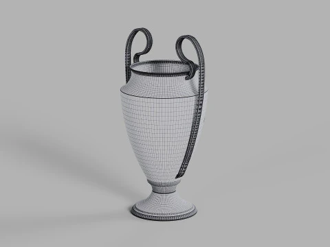 UEFA Champions League Trophy 3D Model