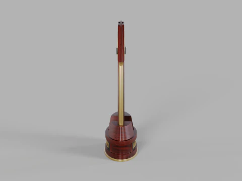 College Basketball Championship Trophy 3D Model