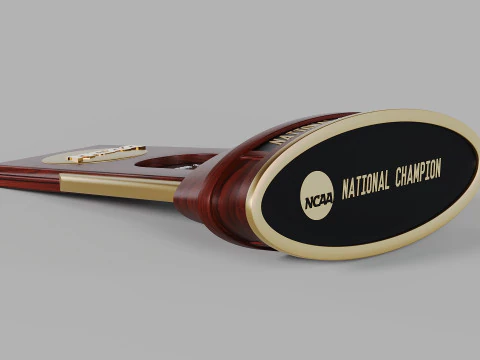 College Basketball Championship Trophy 3D Model