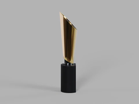 College Football Playoff National Championship Trophy 3D Model