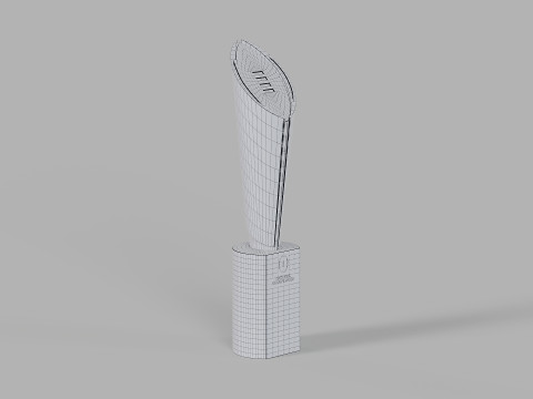 College Football Playoff National Championship Trophy 3D Модель