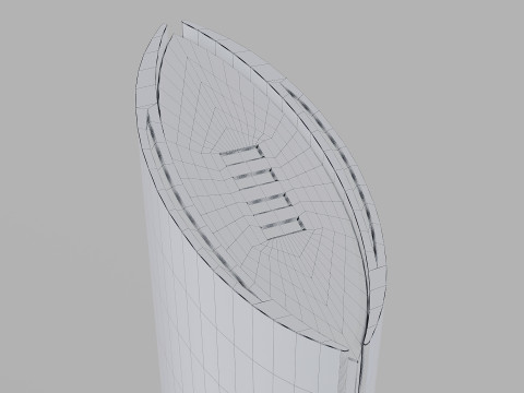 College Football Playoff National Championship Trophy 3D Модель