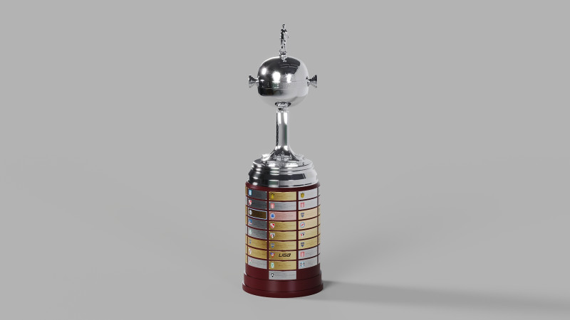 Copa Libertadores 3D Model .c4d .max .obj .3ds .fbx .stl .blend
