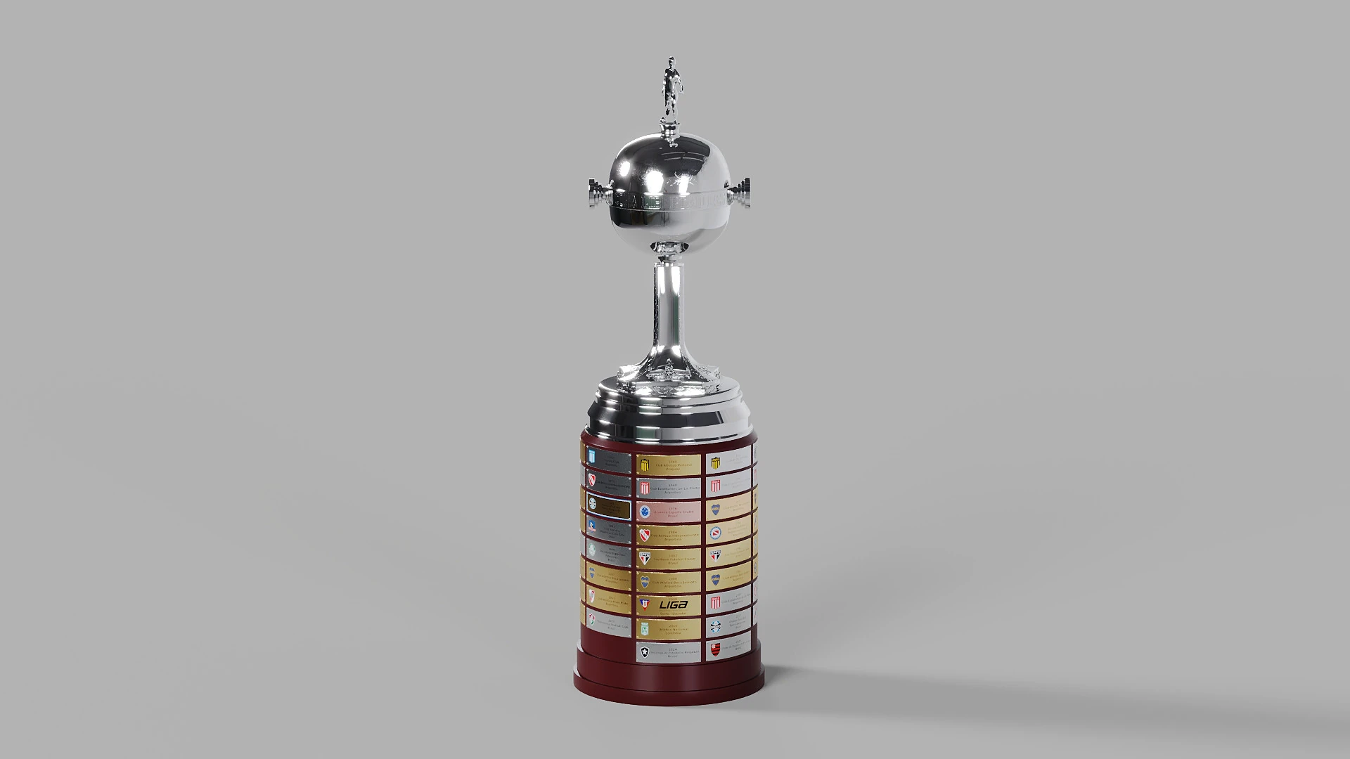 Copa Libertadores Modelo 3D .c4d .max .obj .3ds .fbx .stl .blend