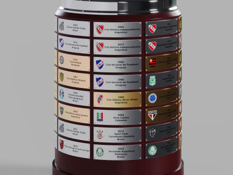 Copa Libertadores 3D Model