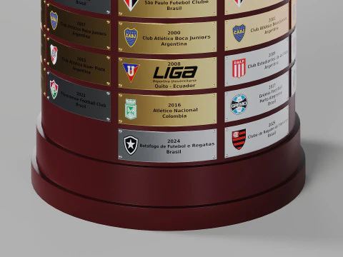 Copa Libertadores Modelo 3D