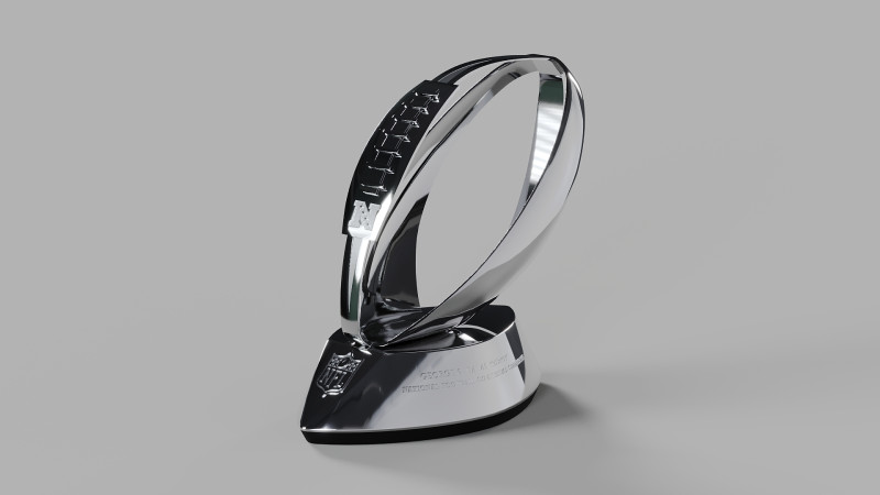 George S Halas NFC Conference Trophy Modelo 3D .c4d .max .obj .3ds .fbx .stl .blend