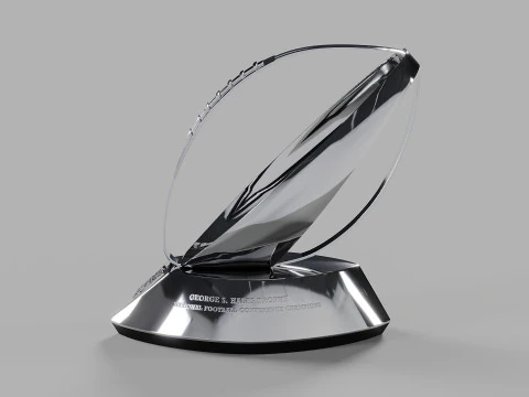 George S Halas NFC Conference Trophy 3D Model