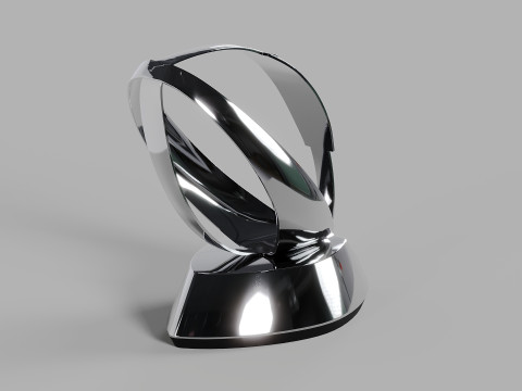 George S Halas NFC Conference Trophy Modelo 3D