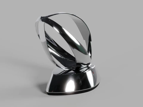 George S Halas NFC Conference Trophy 3D Model