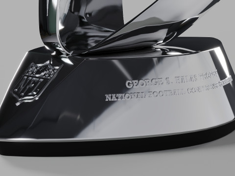 George S Halas NFC Conference Trophy Modelo 3D