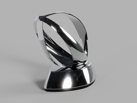 Lamar Hunt AFC Conference Trophy Model 3D