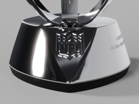 Lamar Hunt AFC Conference Trophy Model 3D