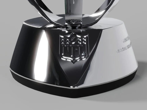 Lamar Hunt AFC Conference Trophy 3D Model