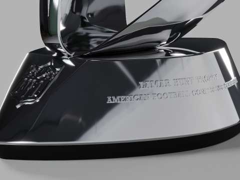 Lamar Hunt AFC Conference Trophy Model 3D