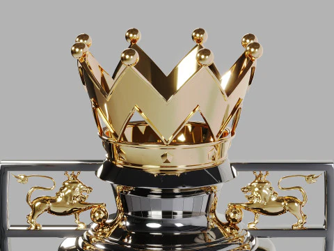 English Premier League Trophy 3D Model