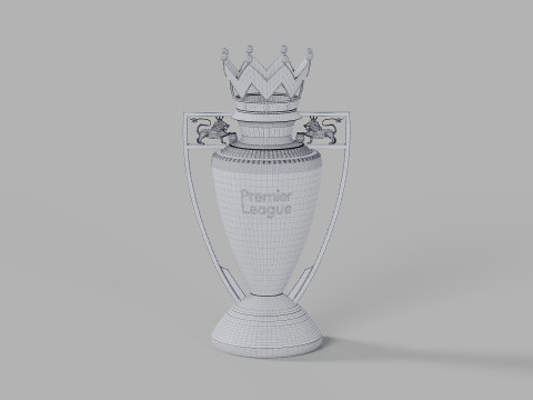 English Premier League Trophy 3D Model