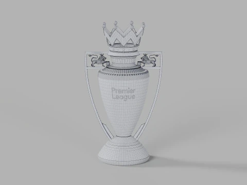 English Premier League Trophy 3D Model