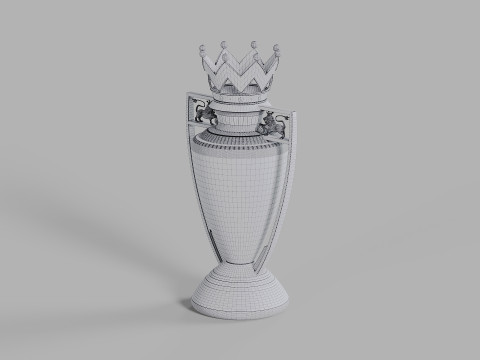 English Premier League Trophy 3D Model