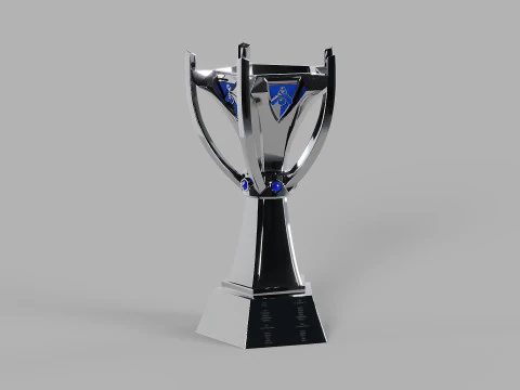 League of Legends D&uuml;nya Şampiyonası Kupası Sihirdarlar Kupası 3D Model