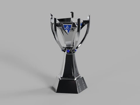 League of Legends D&uuml;nya Şampiyonası Kupası Sihirdarlar Kupası 3D Model