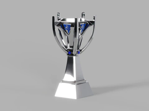 League of Legends D&uuml;nya Şampiyonası Kupası Sihirdarlar Kupası 3D Model