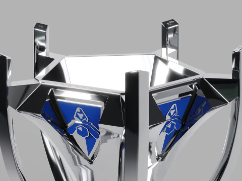 League of Legends D&uuml;nya Şampiyonası Kupası Sihirdarlar Kupası 3D Model