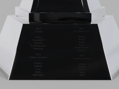 League of Legends D&uuml;nya Şampiyonası Kupası Sihirdarlar Kupası 3D Model