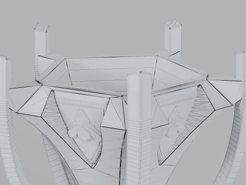 League of Legends D&uuml;nya Şampiyonası Kupası Sihirdarlar Kupası 3D Model