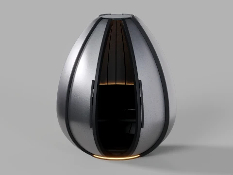 Meditation Pod 3D Model