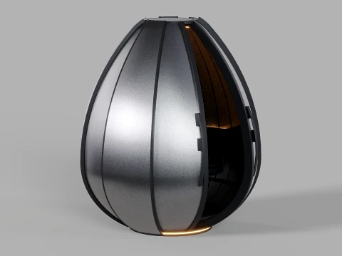 Meditation Pod 3D Model