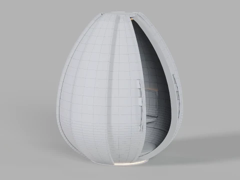 Meditation Pod 3D Model