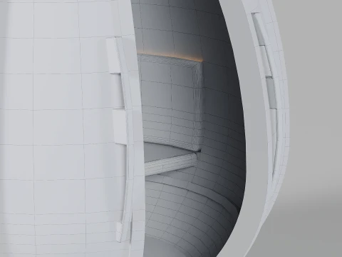 Meditation Pod 3D Model