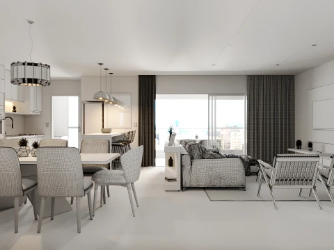 Living Room 3D Model