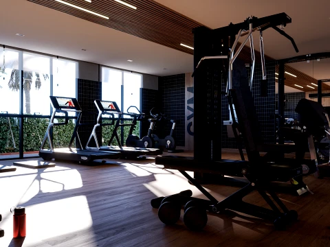 Gym Room 3D Model