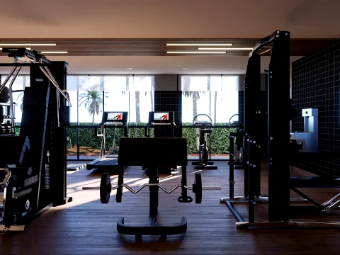 Gym Room 3D Model