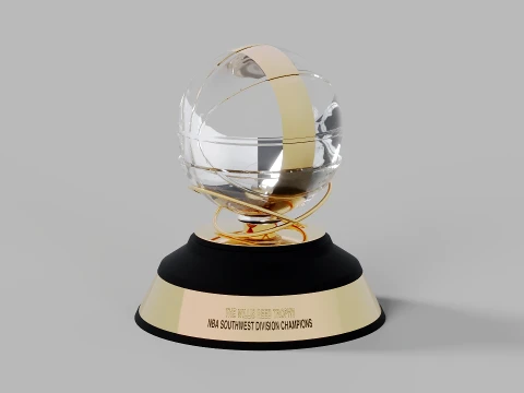 NBA Southwest Division The Willis Reed Trophy 3Dモデル
