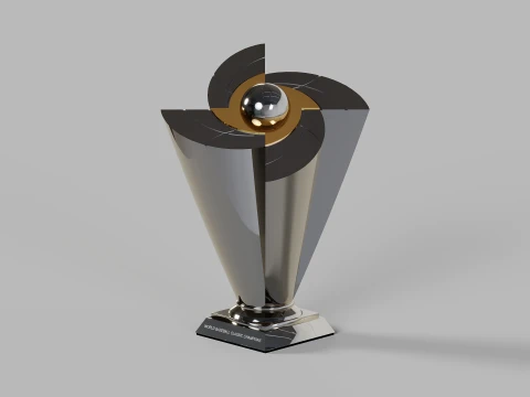 World Baseball Classic Trophy Model 3D