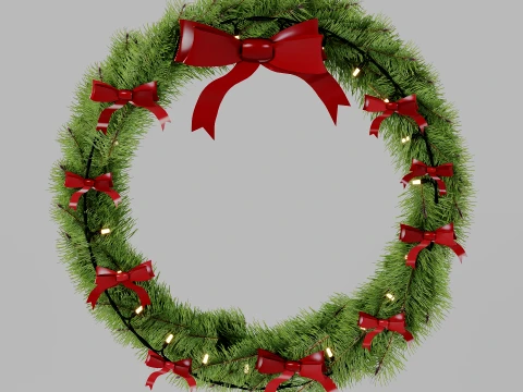 Christmas Garland 3D Model