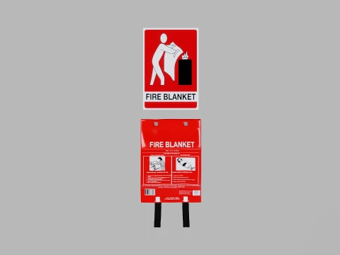 Fire Blanket 3D Model